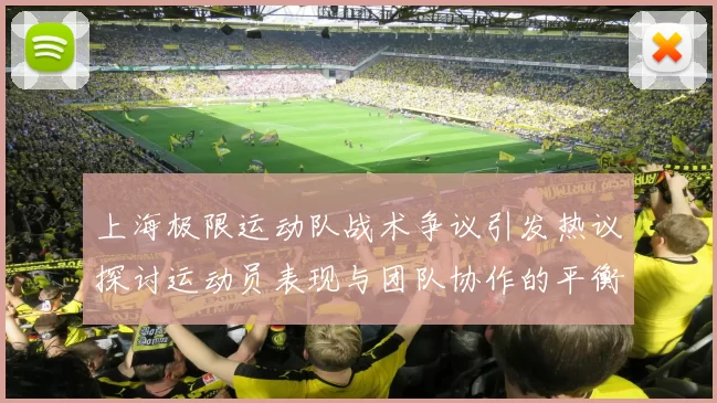 上海极限运动队战术争议引发热议探讨运动员表现与团队协作的平衡